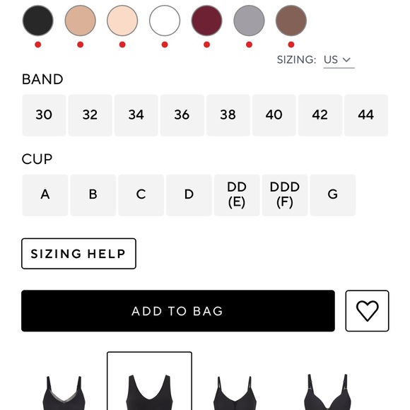 Honey Love Support Bra~Black~NWT 2x/40DD - Picture 8 of 10